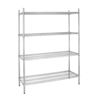 Etagère modulaire 4 niveaux - 1525 x 460 x 1840 mm - VOGUE