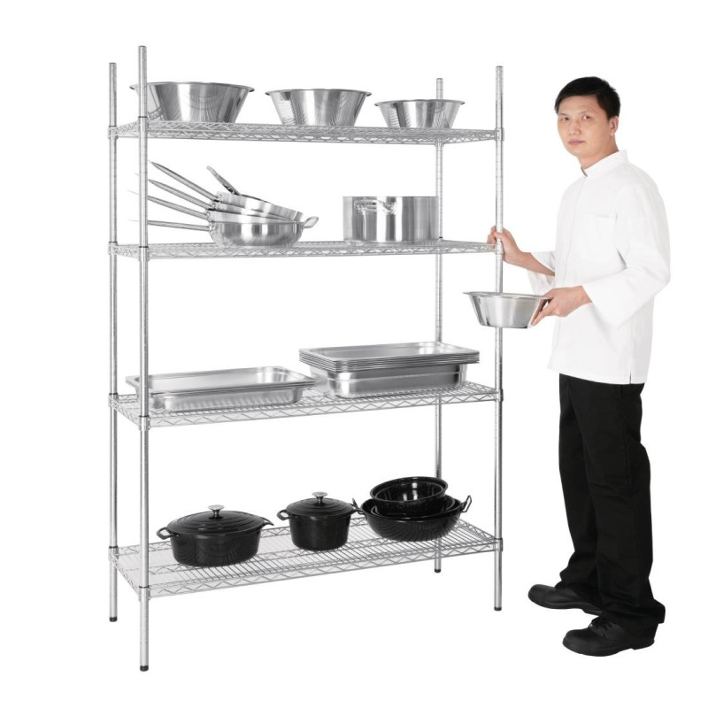 Etagère modulaire 4 niveaux - 1220 x 457 x 1840 mm - VOGUE