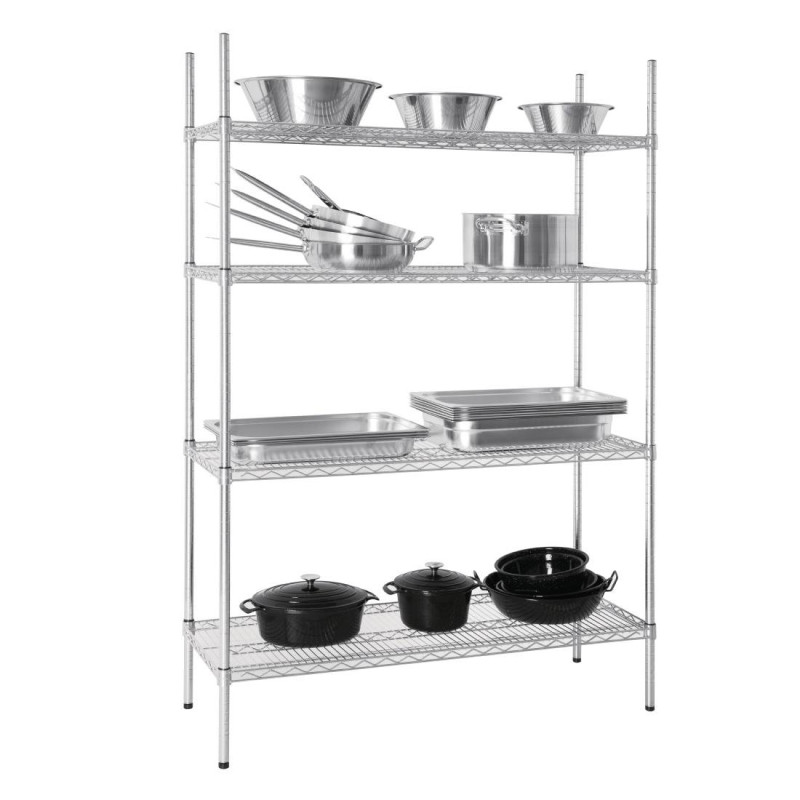 Etagère modulaire 4 niveaux - 1220 x 457 x 1840 mm - VOGUE