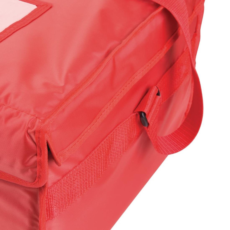 Grand sac de livraison pizza isotherme en nylon - 350 x 250 x 420 mm - VOGUE