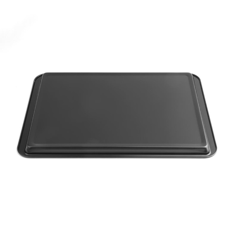 Plaque à pâtisserie antiadhésive en acier carbone - 370 x 257 x 16 mm - VOGUE