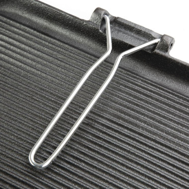 Poêle grill en fonte - 225 x 380 x 37 mm - VOGUE