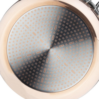 Poêle triple paroi cuivre induction - VOGUE
