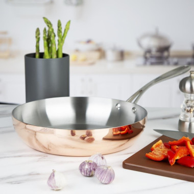 Poêle triple paroi cuivre induction - VOGUE