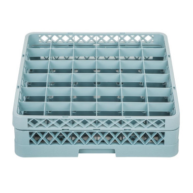 Rehausses de casiers à verres 36 compartiments - 500 x 500 x 45 mm - VOGUE