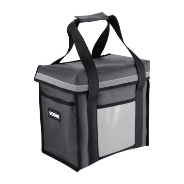 Sac de livraison isotherme chargement par le haut gris - 330 x 230 x 330 mm - VOGUE