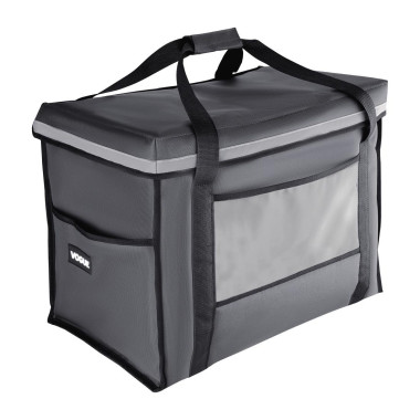 Sac de livraison isotherme pliant gris - 540 x 360 x 430 mm - VOGUE