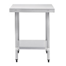 Table de préparation sans rebord en acier inoxydable - VOGUE