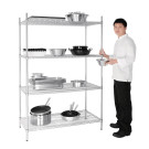 Étagère en kit 4 niveaux - 61 x 183 x 122 mm - VOGUE