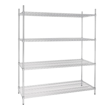 Étagère en kit 4 niveaux - 61 x 183 x 152 mm - VOGUE