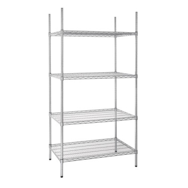 Étagère en kit 4 niveaux - 61 x 183 x 92 mm - VOGUE