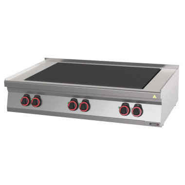 Fourneau électrique professionnel - 6 plaques coup de feu - 120cm - 15000W - Casselin  au meilleur prix sur Restock CHR