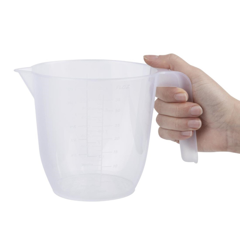 Pichet mesureur en polypropylène Cuisine 1 L - 13 x 18 x 12 mm - WHAM