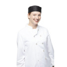 Calot de cuisine en polycoton Whites noir S - WHITES CHEFS CLOTHING