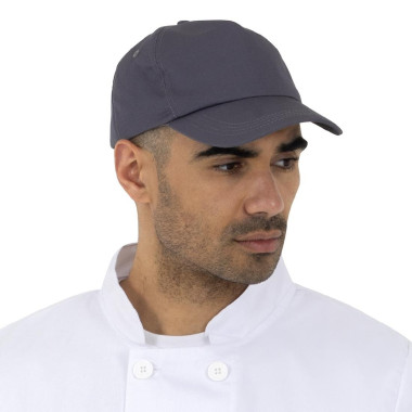 Casquette de baseball en coton Whites anthracite - WHITES CHEFS CLOTHING