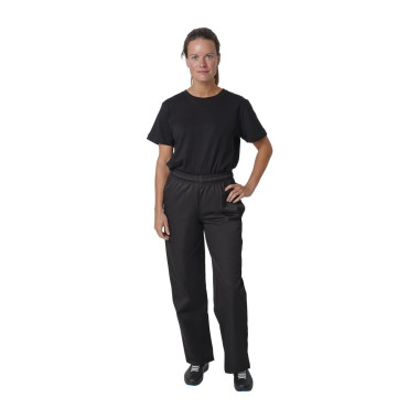 Pantalon de cuisine en polycoton Whites Vegas noir M - 86 x 91 x 84 mm - WHITES CHEFS CLOTHING