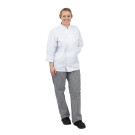 Pantalon de cuisinier mixte Whites Vegas petits carreaux noir et blanc XXL - 117 x 122 x 84 mm - WHITES CHEFS CLOTHING
