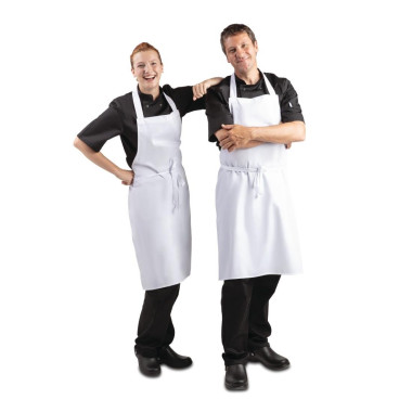 Tablier bavette Whites blanc - WHITES CHEFS CLOTHING