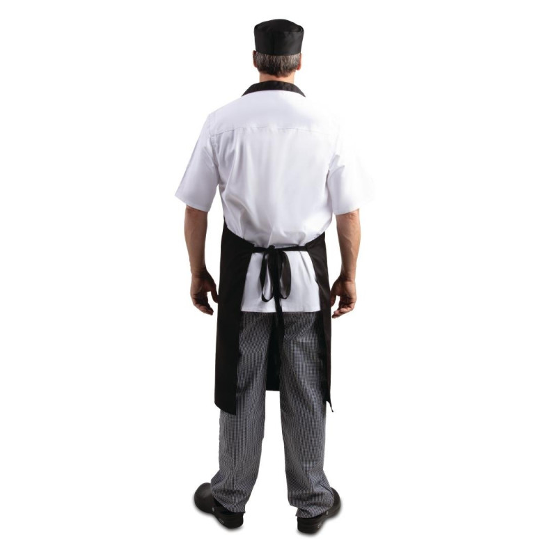 Tablier bavette Whites noir - WHITES CHEFS CLOTHING