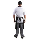 Tablier bavette Whites noir - WHITES CHEFS CLOTHING