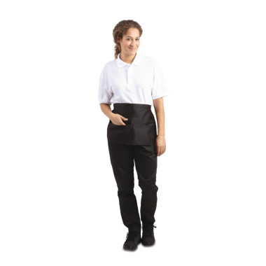 Tablier limonadier à poches Whites noir - WHITES CHEFS CLOTHING