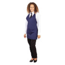 Tablier serveur col en V Whites bleu marine - WHITES CHEFS CLOTHING