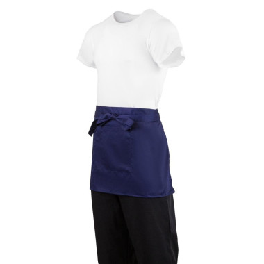 Tablier serveur court Whites bleu marine - WHITES CHEFS CLOTHING