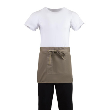 Tablier serveur court Whites marron clair - WHITES CHEFS CLOTHING