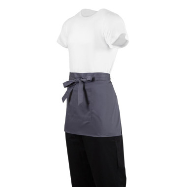 Tablier serveur court Whites gris anthracite - WHITES CHEFS CLOTHING