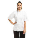 Veste de cuisine Whites Vegas mixte manches courtes blanche M - WHITES CHEFS CLOTHING