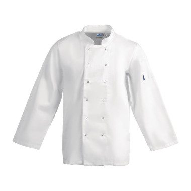 Veste de cuisine mixte Whites Vegas manches longues blanche XL - WHITES CHEFS CLOTHING