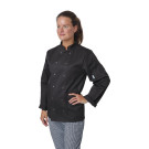 Veste de cuisine mixte Whites Vegas manches longues noire L - WHITES CHEFS CLOTHING
