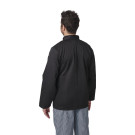 Veste de cuisine mixte Whites Vegas manches longues noire L - WHITES CHEFS CLOTHING