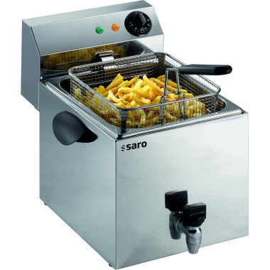Friteuse électrique - 8L - 0/180°C - Cuve amovible - Robinet vidange - 3,25 kW - Saro  au meilleur prix sur Restock CHR