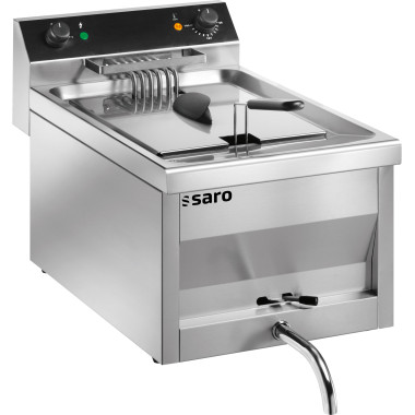 Friteuse - 12L - Température 0/180°C - Cuve amovible - Robinet vidange - Saro  au meilleur prix sur Restock CHR