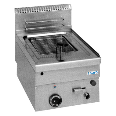 Friteuse gaz - 8L - Température 90-190°C - Zone froide - Robinet vidange - Saro  au meilleur prix sur Restock CHR