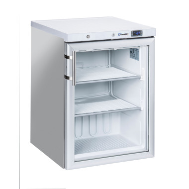 Mini armoire réfrigérée négative vitrée 200 L inox - Casselin