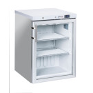 Mini armoire réfrigérée négative vitrée 200 L inox - Casselin