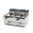 Friteuse - 2 x 10L - 2 Paniers - avec Robinet de Vidange - Maxima  au meilleur prix sur Restock CHR