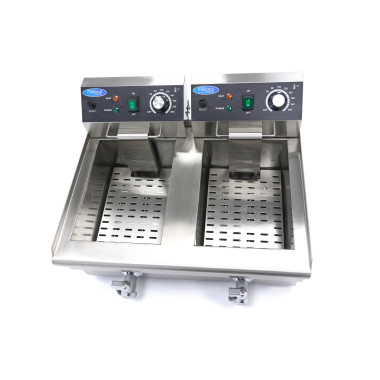 Friteuse - 2 x 10L - 2 Paniers - avec Robinet de Vidange - Maxima  au meilleur prix sur Restock CHR