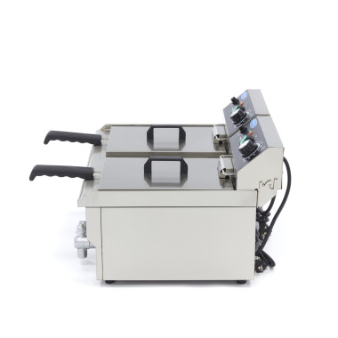 Friteuse - 2 x 10L - 2 Paniers - avec Robinet de Vidange - Maxima  au meilleur prix sur Restock CHR