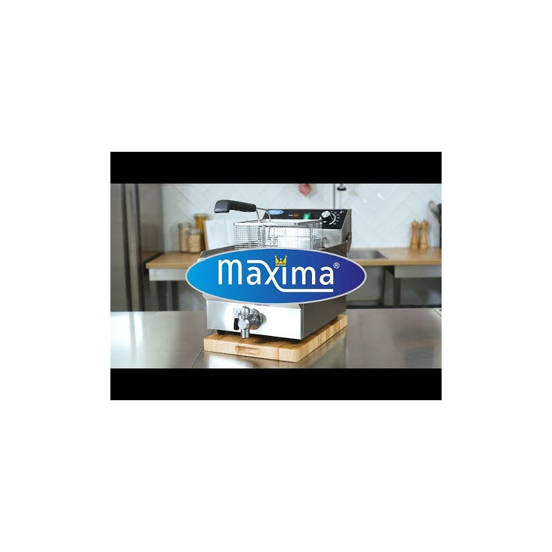 Friteuse - 2 x 10L - 2 Paniers - avec Robinet de Vidange - Maxima  au meilleur prix sur Restock CHR