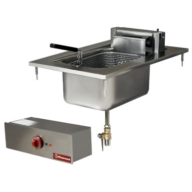Friteuse électrique 10 litres à encastrer - Diamond  au meilleur prix sur Restock CHR