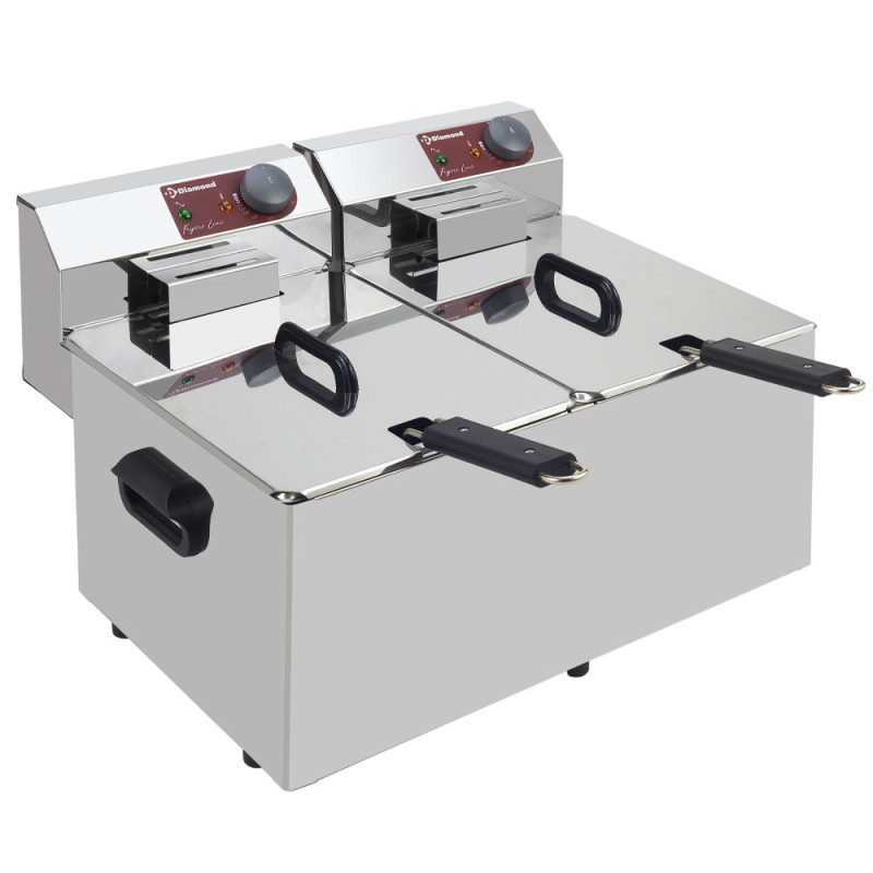 Friteuse de table électrique 2x7 litres - Diamond  au meilleur prix sur Restock CHR