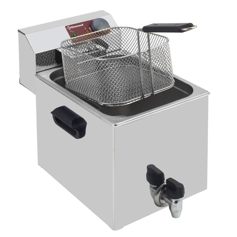 Friteuse de table élec 8 litres robinet - Diamond  au meilleur prix sur Restock CHR