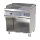 Plaque de cuisson combinée chromée avec soubassement - FTHRC 780 E - RM Gastro