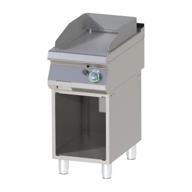 Plaque de cuisson lisse avec soubassement - FTH 740 G - RM Gastro