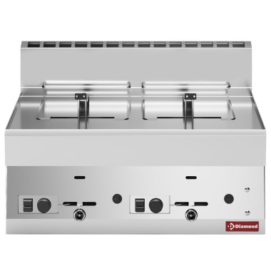 Friteuse gaz 2 x 8 litres - Diamond  au meilleur prix sur Restock CHR