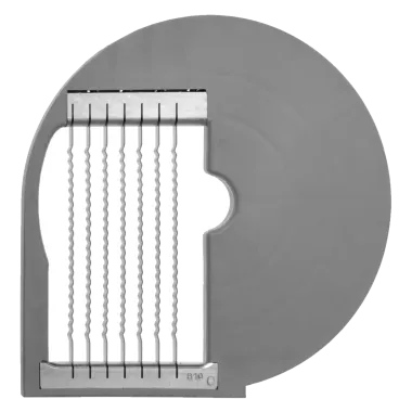 Disque ondulé pour frites 10x10 pour PSR 800 avec tête standard - DISK BG10o AK - RM Gastro