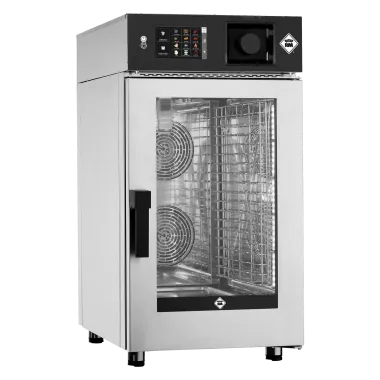 Four à convection SLIM électrique 10x GN 1/1 lavage automatique, chaudière, panneau de commande tactile 7 400 V - RM Gastro